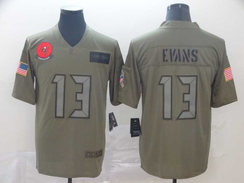Nike Buccaneers 13 Mike Evans 2019 Olive Salute To Service Limited Jersey,We sell and wholesale Nike Buccaneers 13 Mike Evans 2019 Olive Salute To Service Limited Jersey on line form chian!